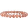 Peach Moonstone Stone Natural AAA Bracelet