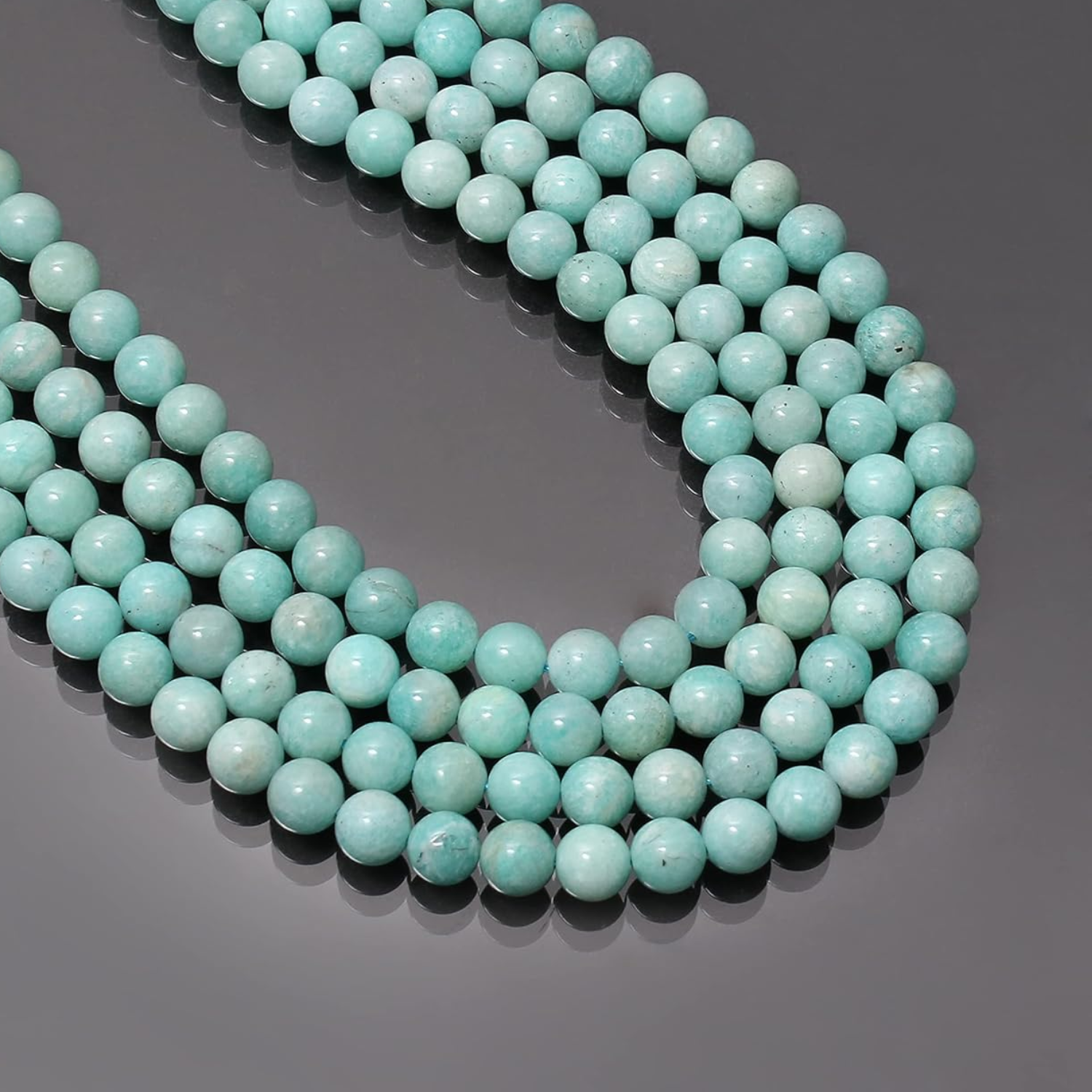 Blue Amazonite Natural AAA Beads