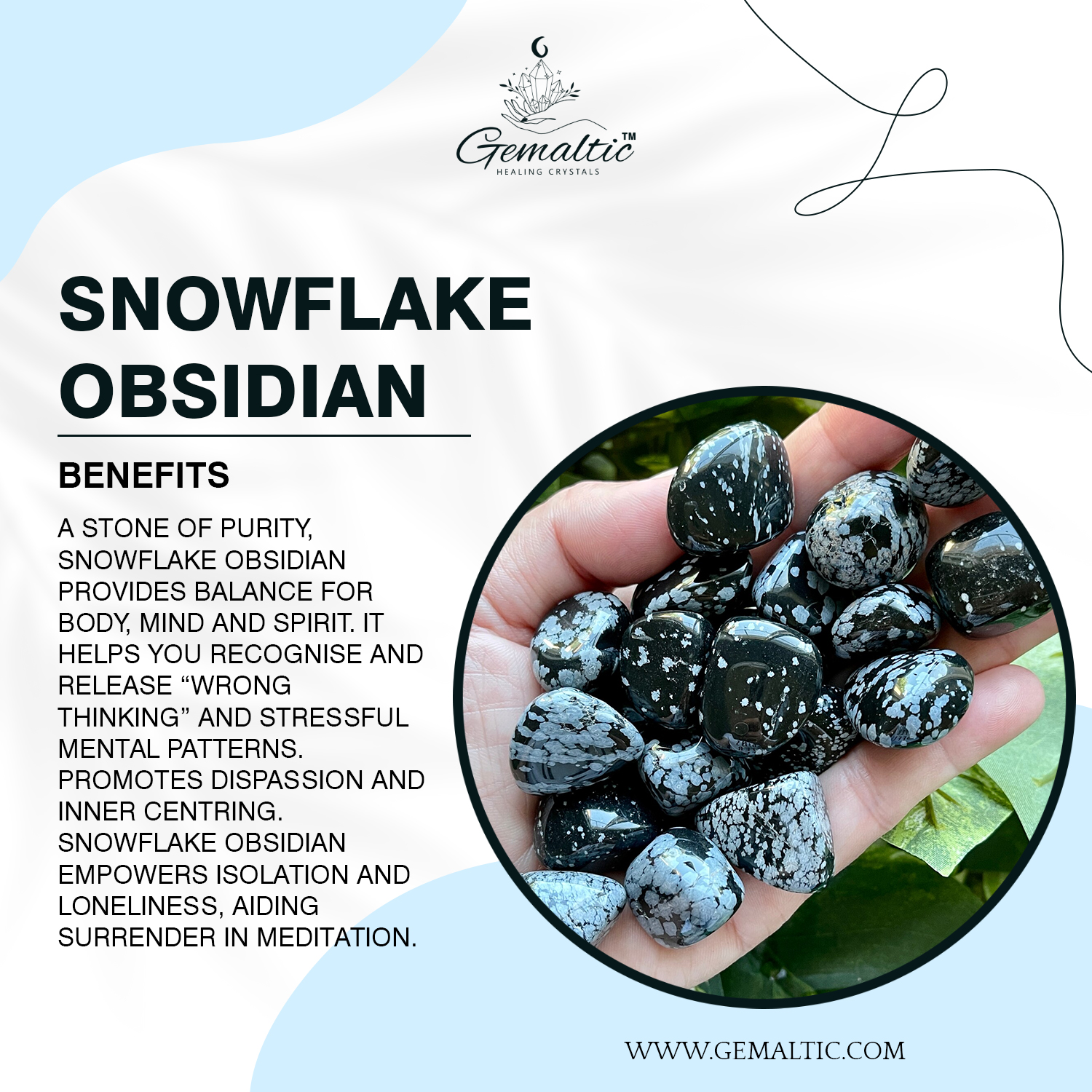 Snowflake Obsidian