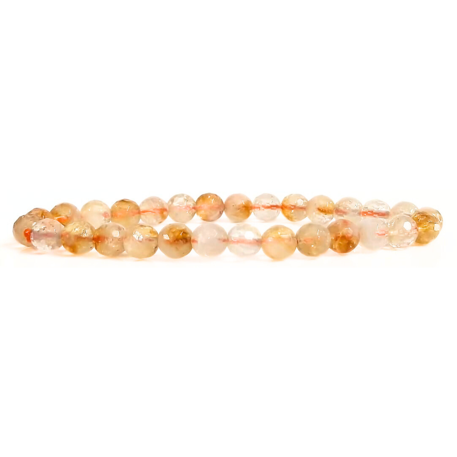 Citrine AAA Faceted Beads Bracelet