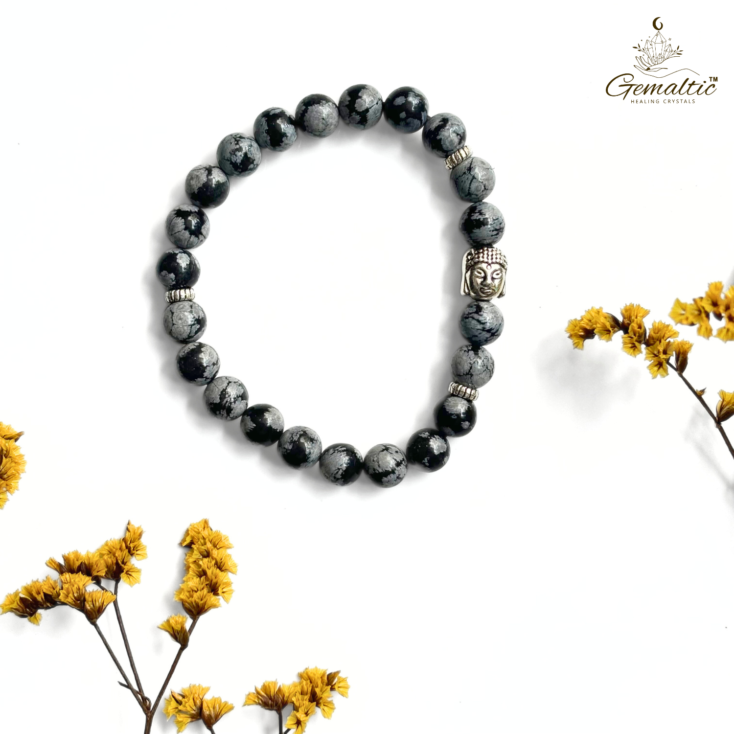 Snowflakes Obsidian 1