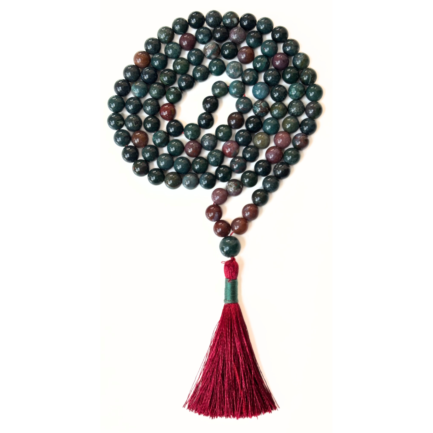 Bloodstone Jap Mala – 108 Healing Beads