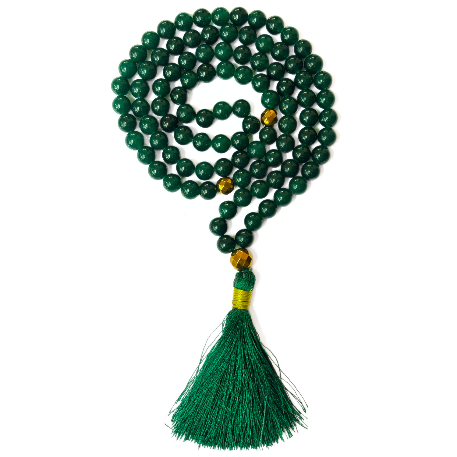 Green Jade Tasbih - 100 Beads Prayer Beads